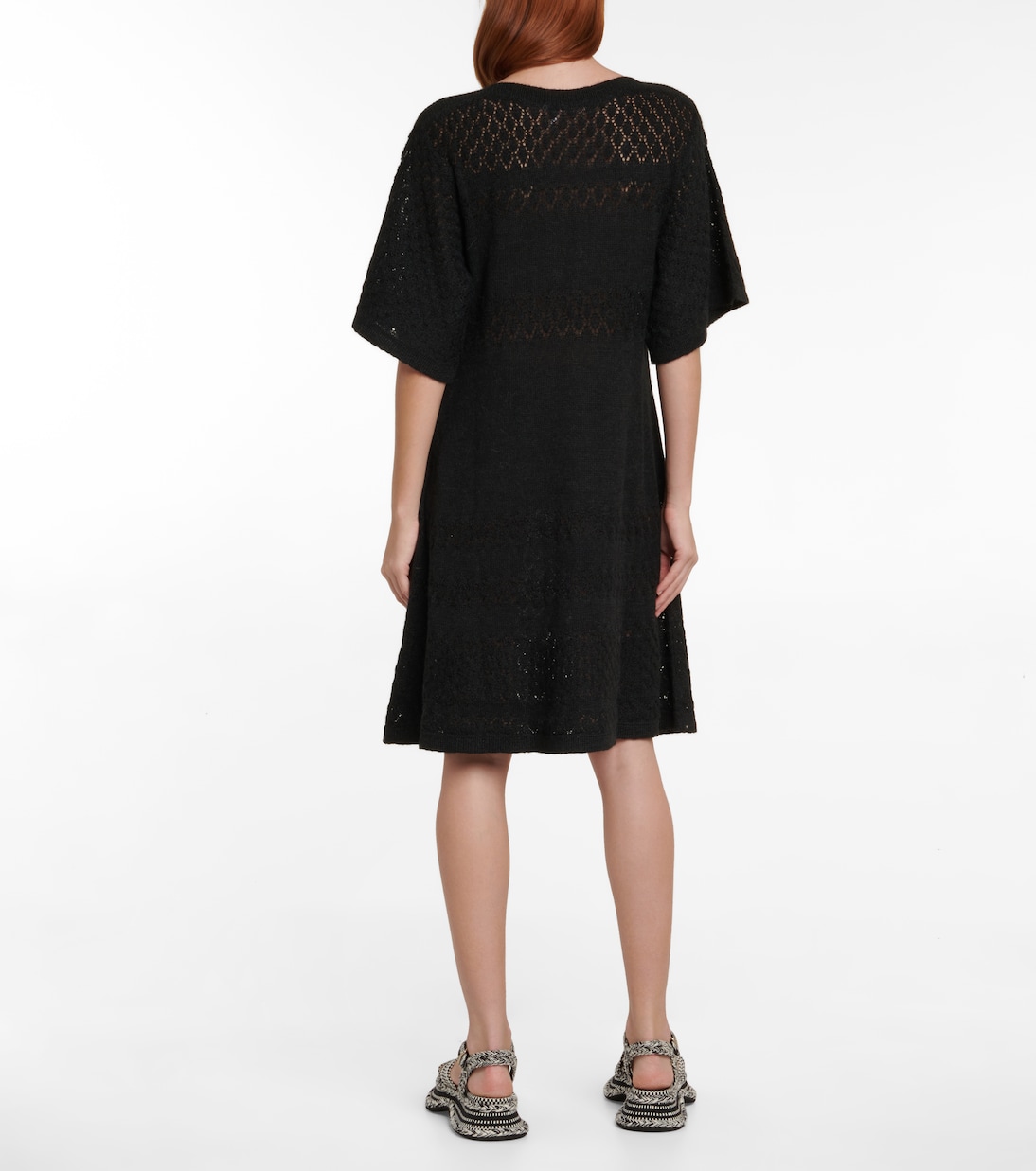 Open-knit alpaca wool-blend dress | See By Chloé