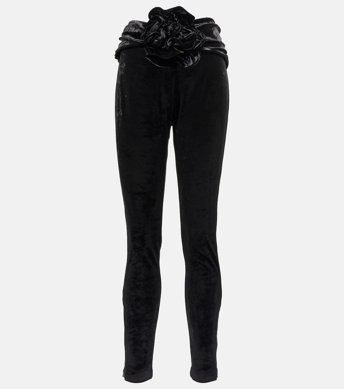 Legging en velours à fleurs | Magda Butrym