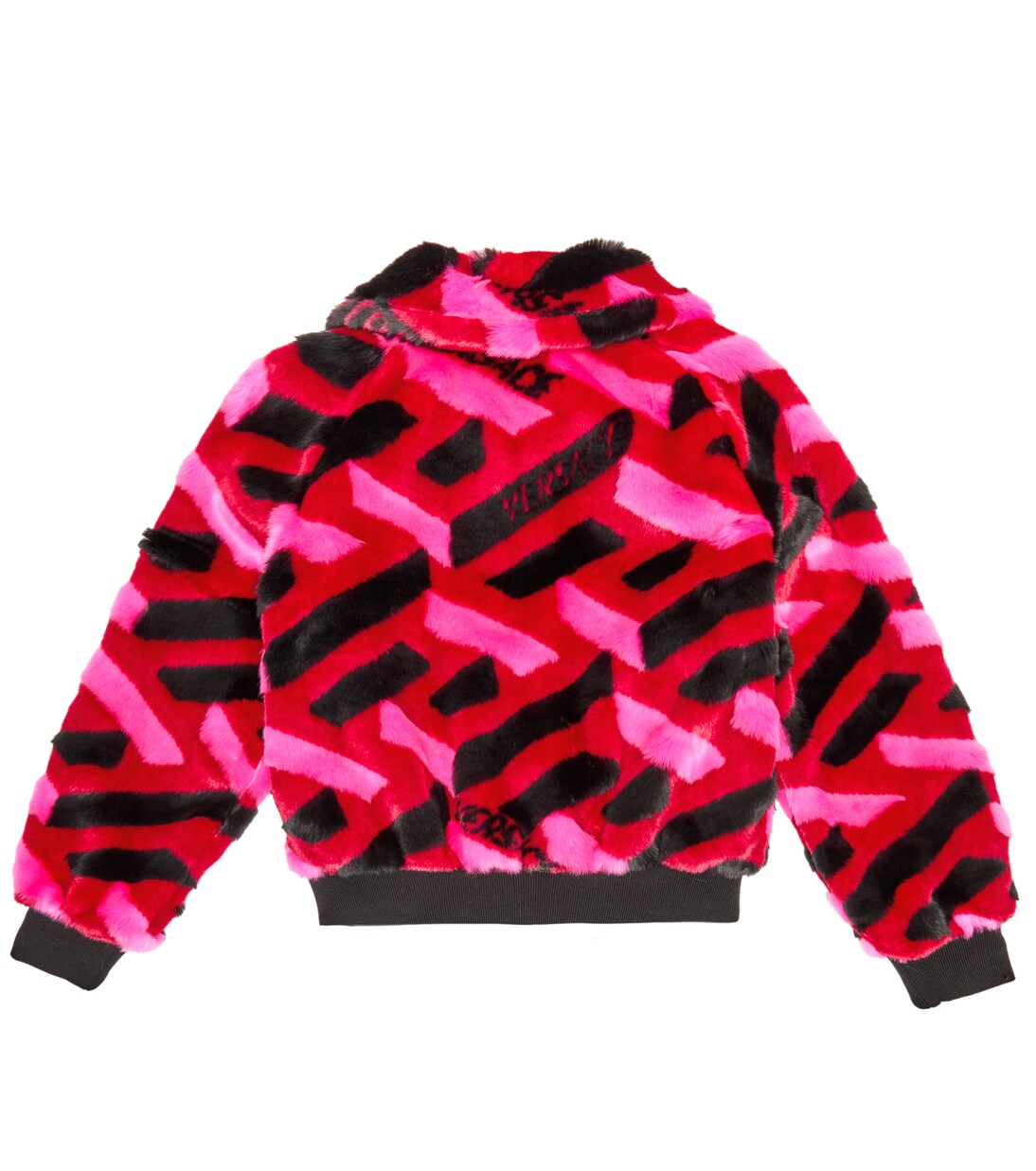 La Greca faux fur jacket | Versace Kids