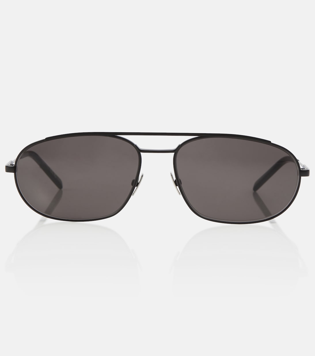 Occhiali da sole ovali in metallo | Saint Laurent
