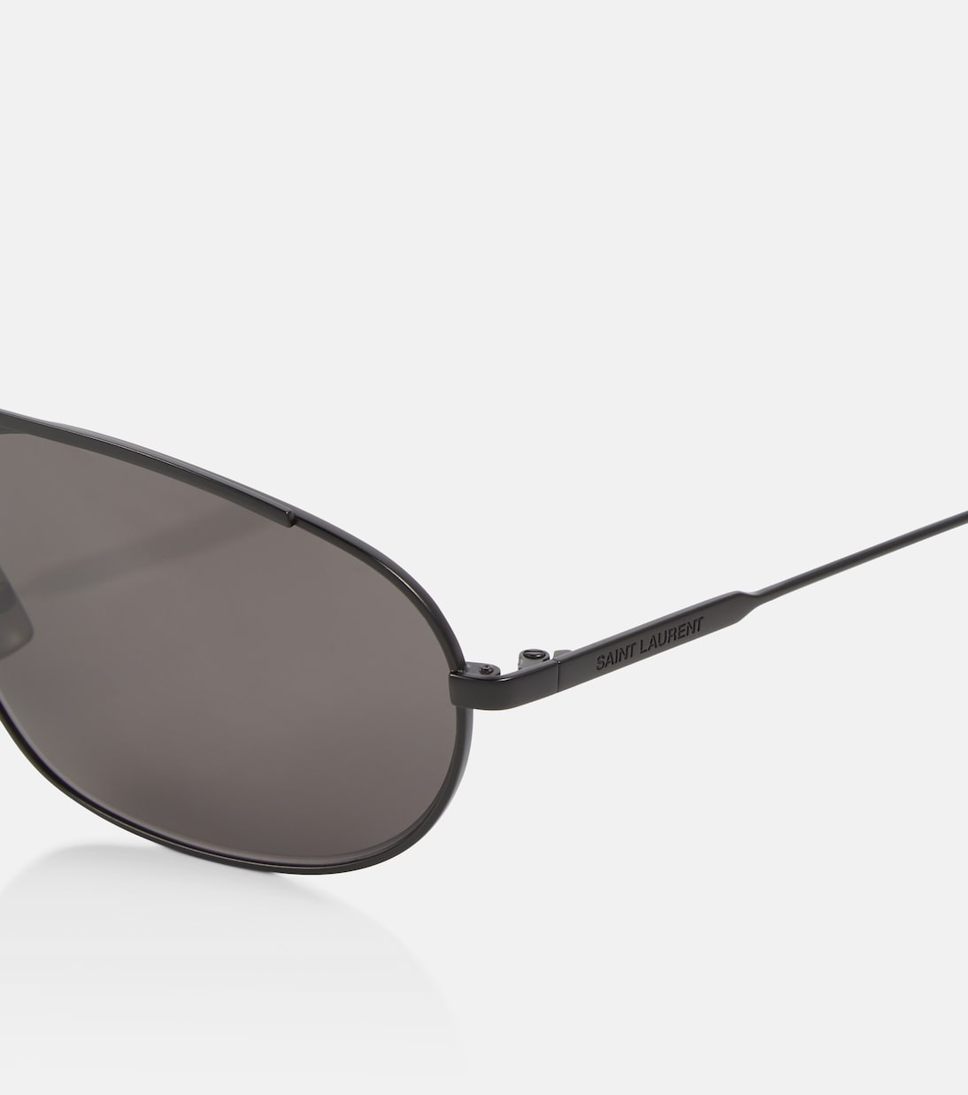 Occhiali da sole ovali in metallo | Saint Laurent