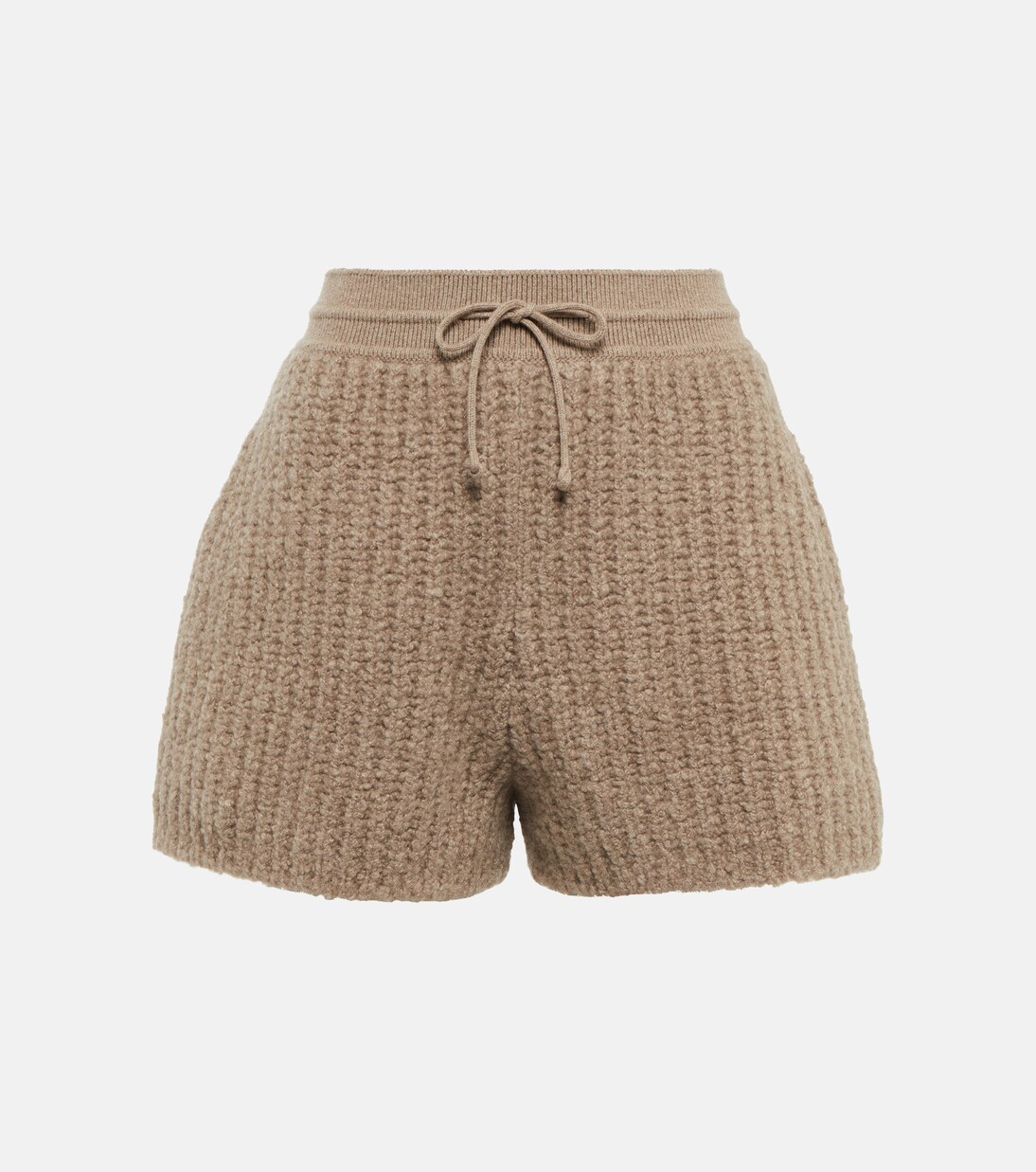 Drawstring cashmere shorts in brown Loro Piana Mytheresa