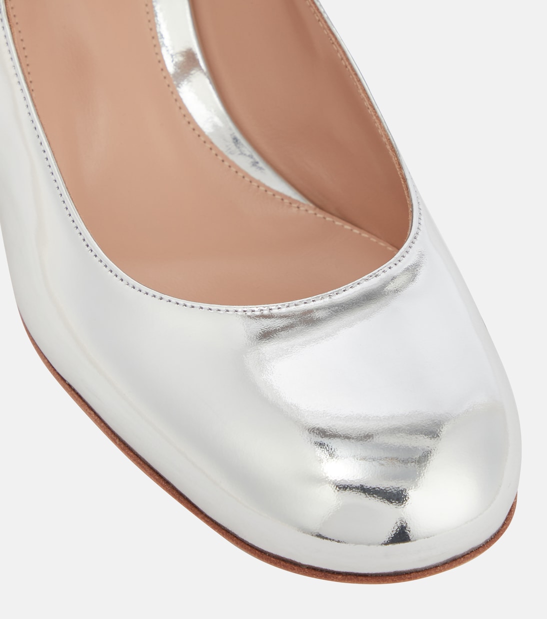 Pumps Mary Jane in pelle metallizzata | Gianvito Rossi