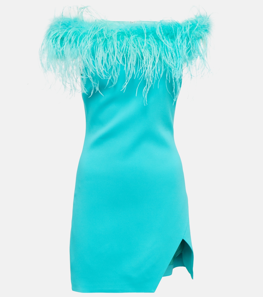 Feather-trimmed minidress | Giuseppe di Morabito