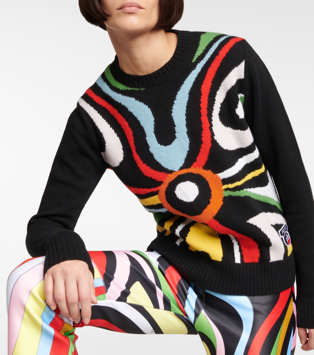 x Fusalp jersey Marmo de lana en intarsia | Pucci