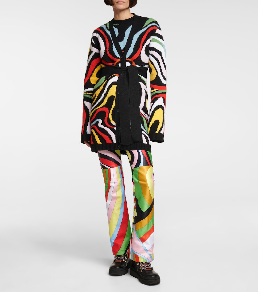 x Fusalp jersey Marmo de lana en intarsia | Pucci