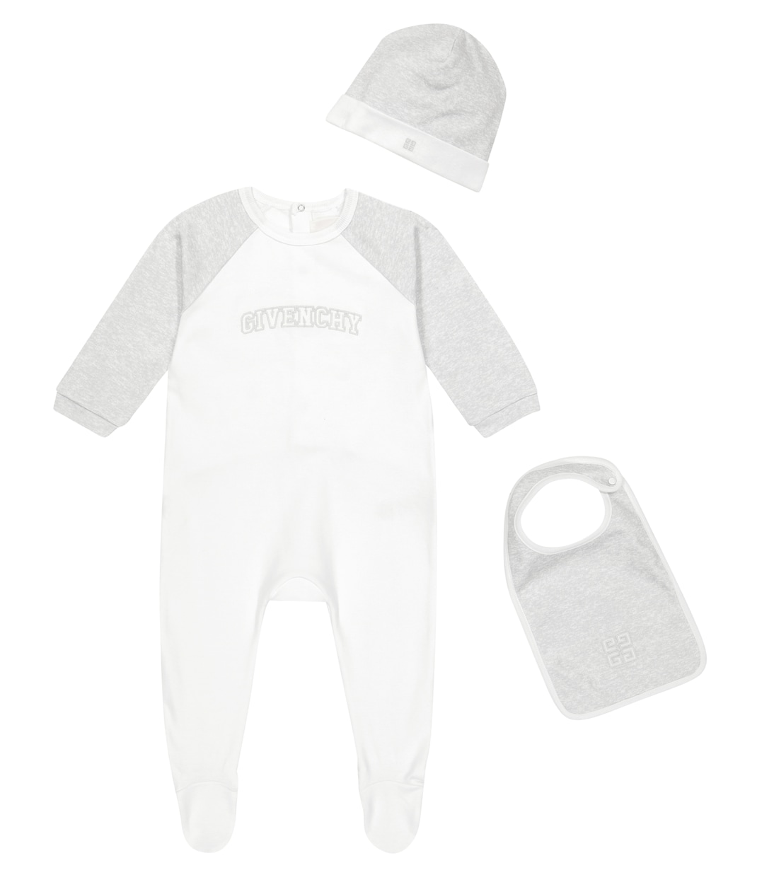 Bebé - set de body, gorro y babero de algodón | Givenchy Kids