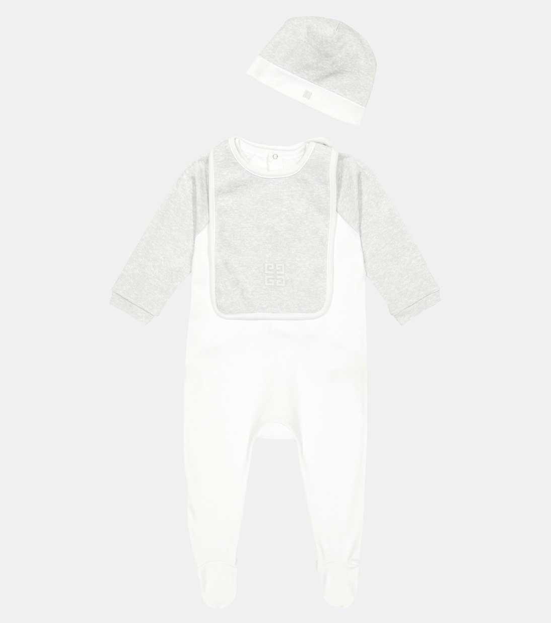 Bebé - set de body, gorro y babero de algodón | Givenchy Kids