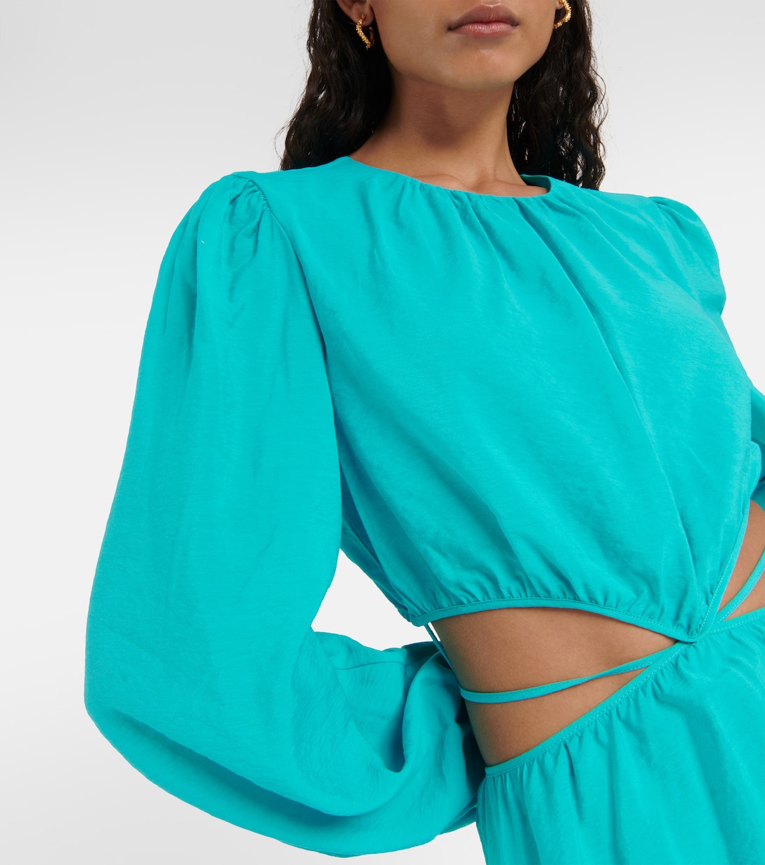 Vestido corto Issy con aberturas | Simkhai