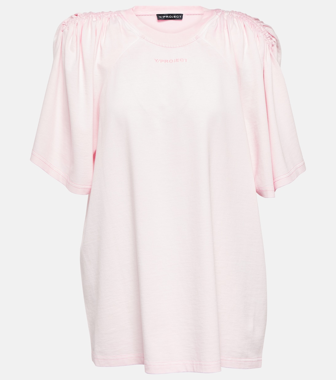 Embroidered cotton top | Y/Project