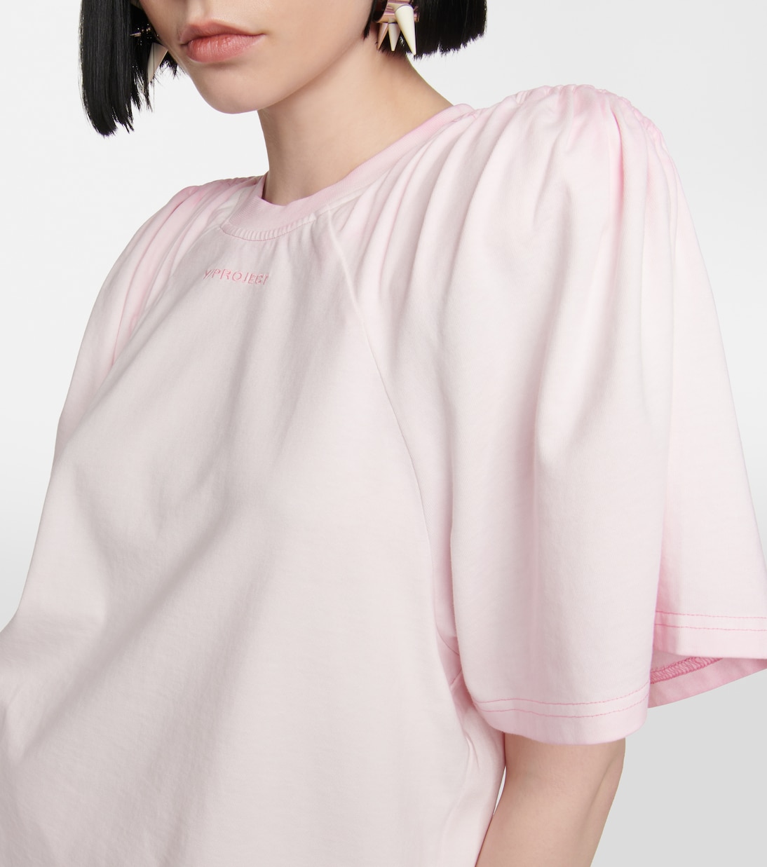 Embroidered cotton top | Y/Project