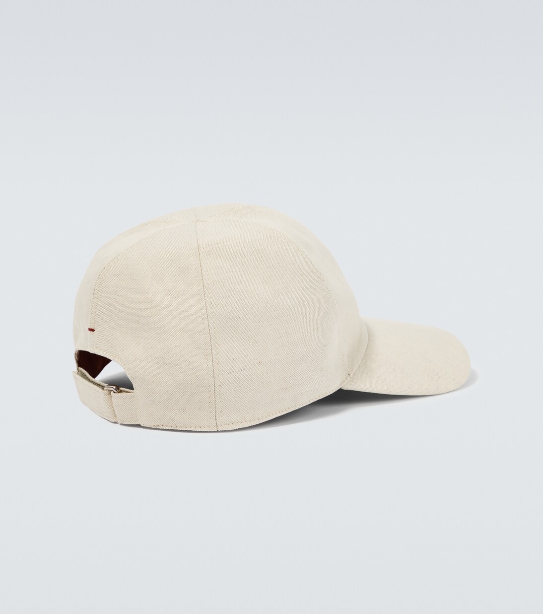Gorra de algodón y lino con logo | Loro Piana