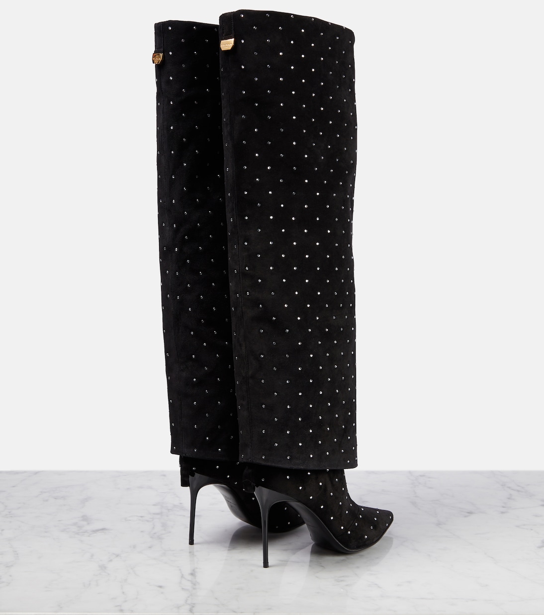 Botas altas Ariel de ante adornadas | Balmain