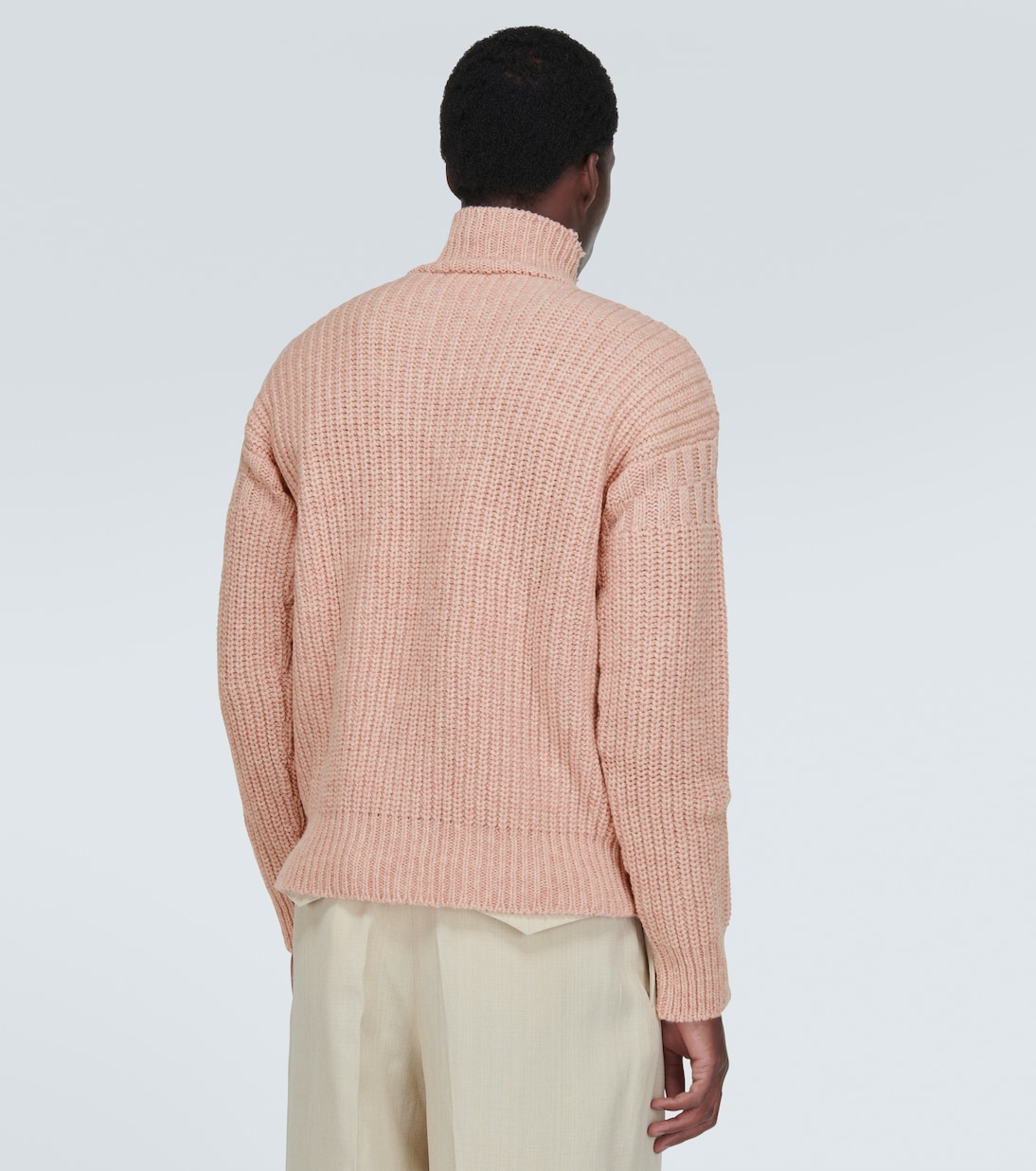 Distressed virgin wool turtleneck sweater | Marni