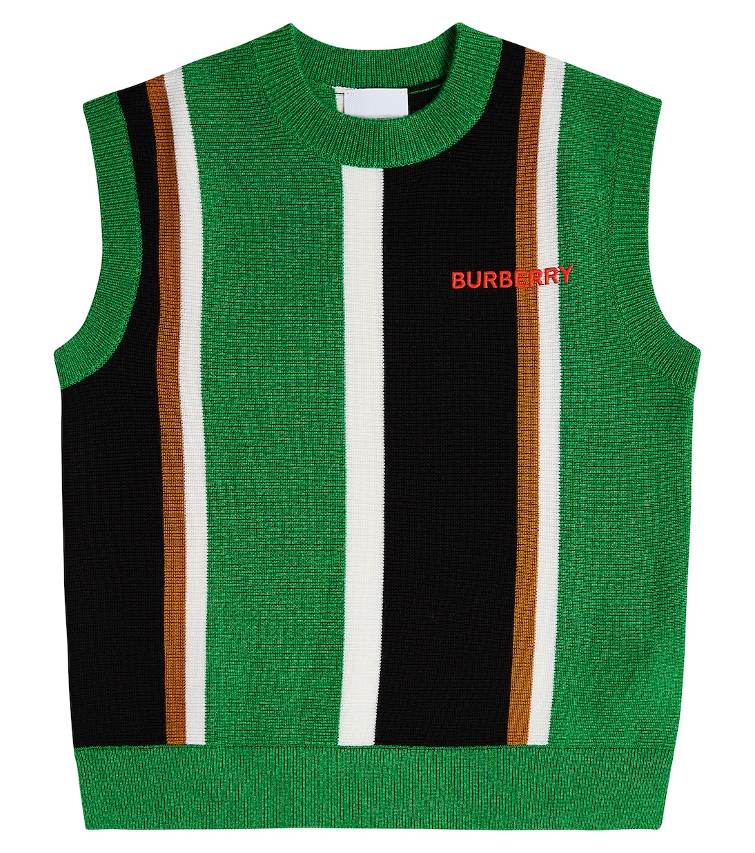 Striped wool and cashmere sweater vest | Burberry Kids
