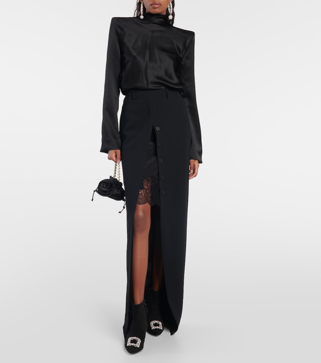 Stivaletti Baylow in suede | Manolo Blahnik