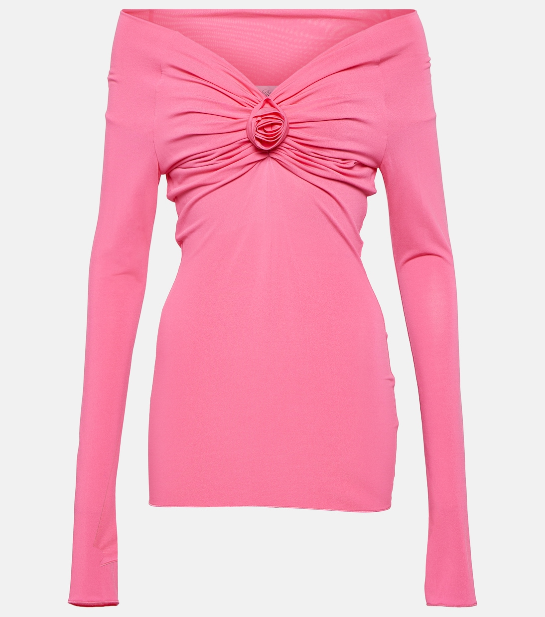 Top de jersey con apliques florales | Blumarine