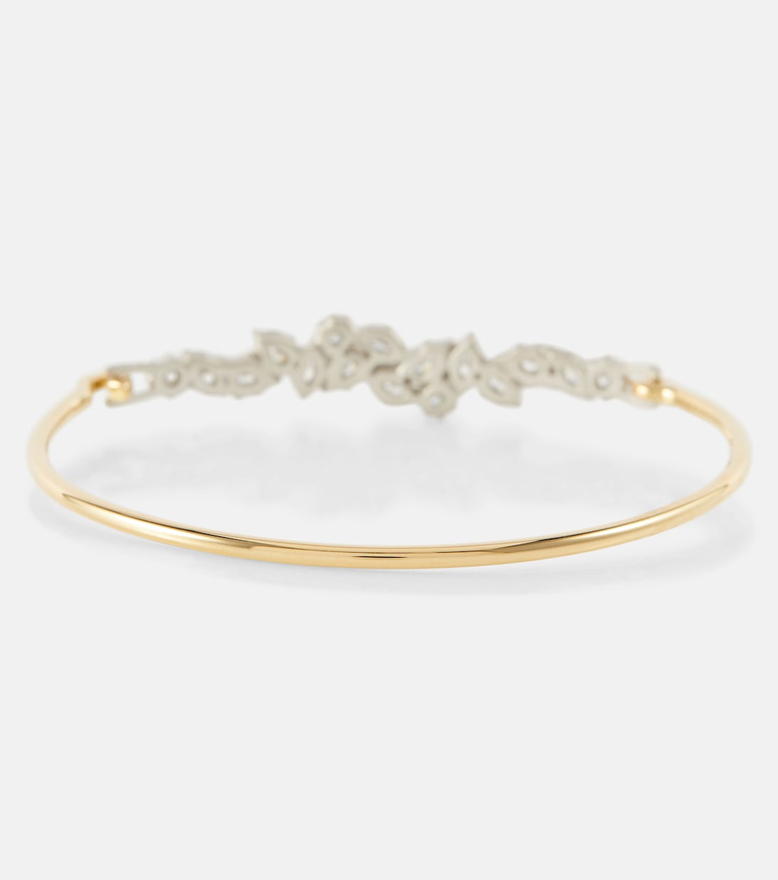 Bracciale Posey in oro 18kt con platino e diamanti | Jade Trau