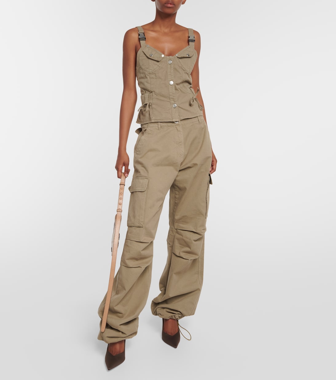 Top bustier en coton | Coperni