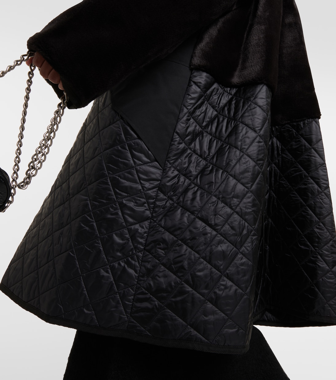 Cappotto con shearling sintetico | Junya Watanabe