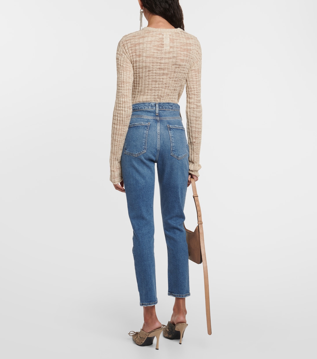 Jeans skinny Nico de tiro alto | Agolde