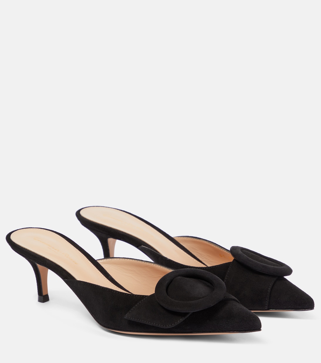 Mules Portofino 55 en daim | Gianvito Rossi