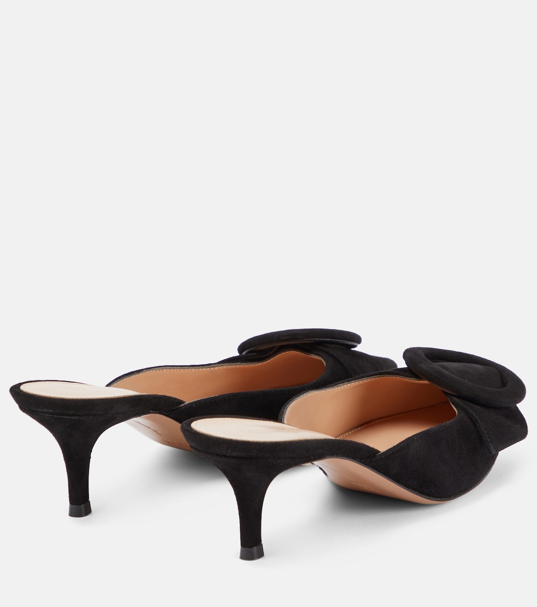 Mules Portofino 55 en daim | Gianvito Rossi