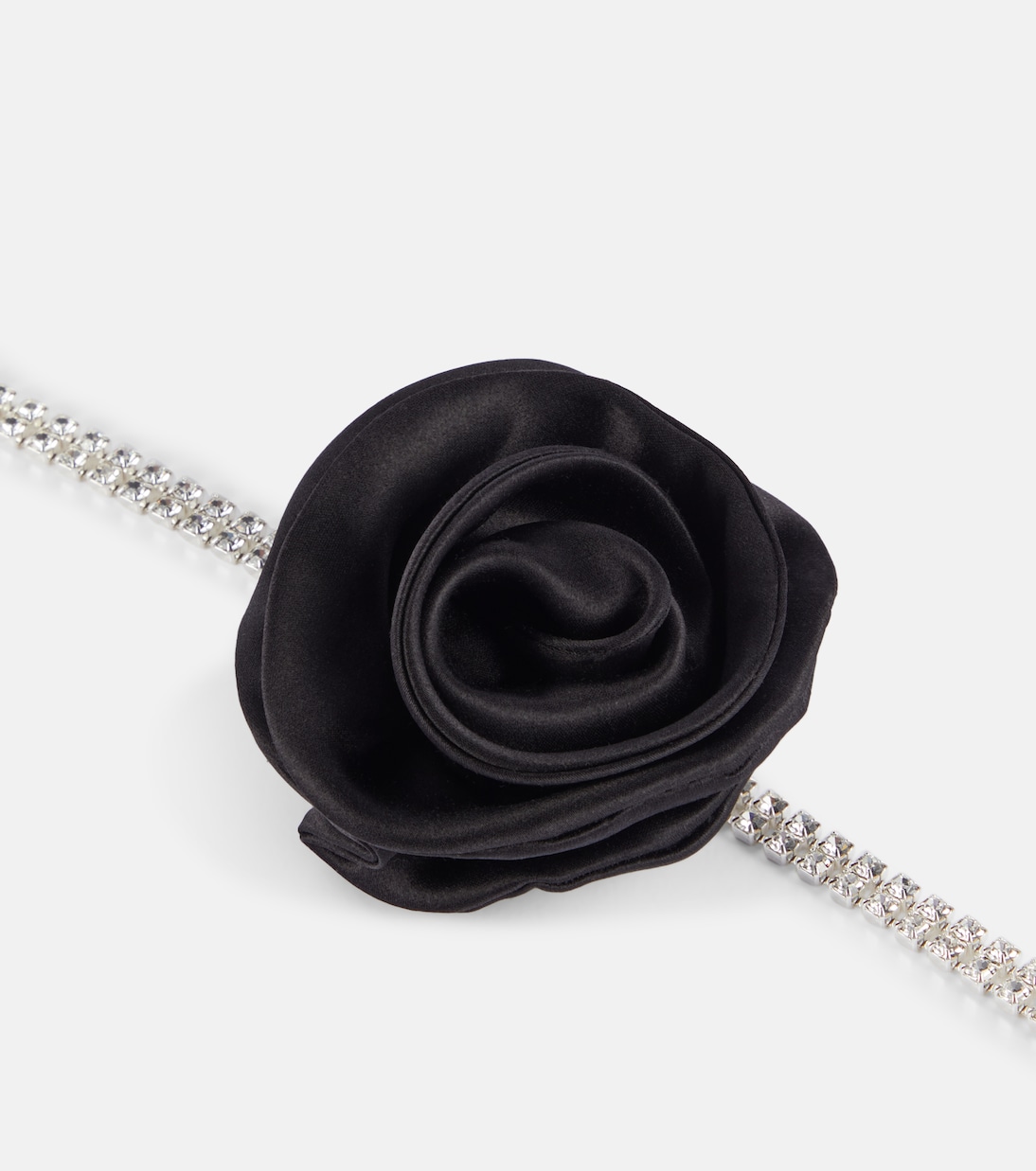 MAGDA BUTRYM Collana Choker con Applique Floreali e Cristalli Eleganti