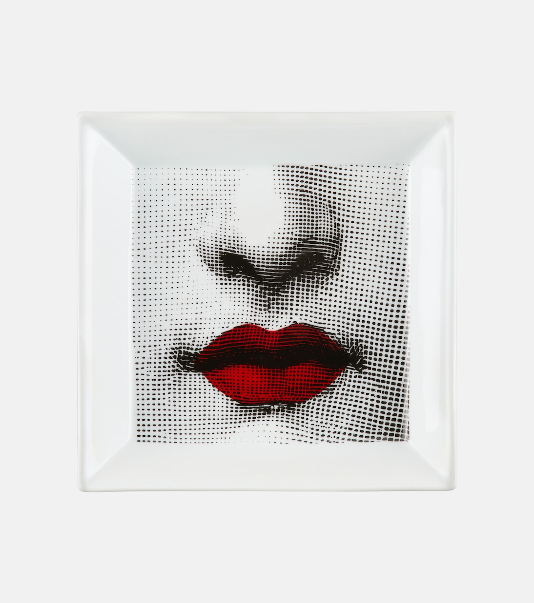 Tema e Variazioni n.397 square porcelain plate | Fornasetti