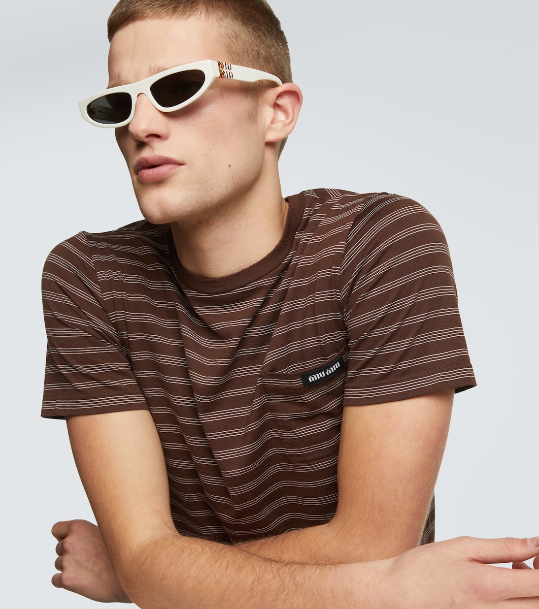 Cat-Eye-Sonnenbrille Miu Glimpse | Miu Miu