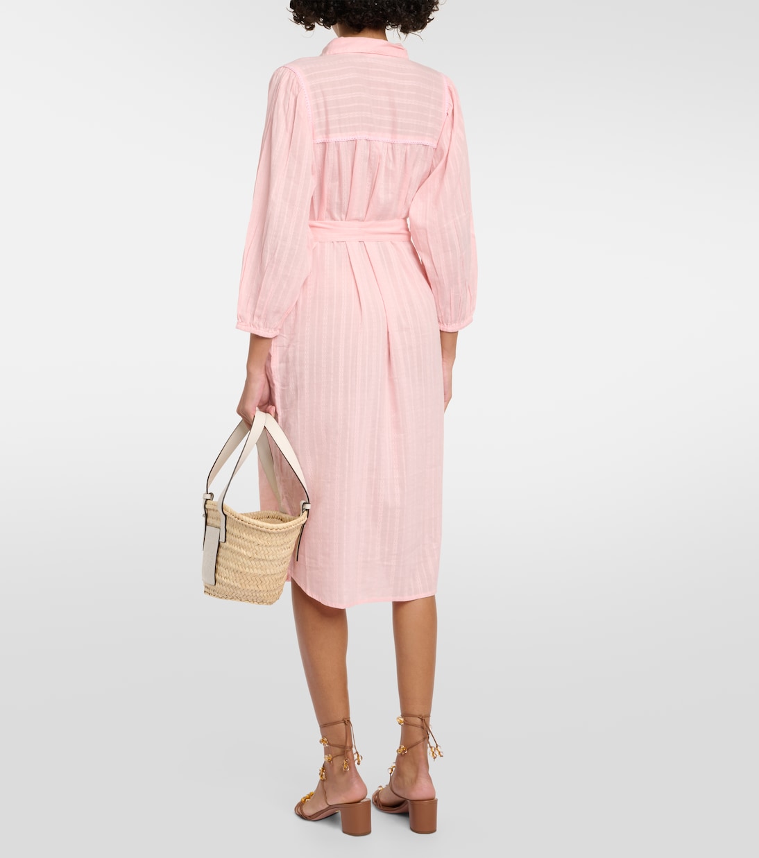 Vestido camisero Cressida de algodón | Melissa Odabash