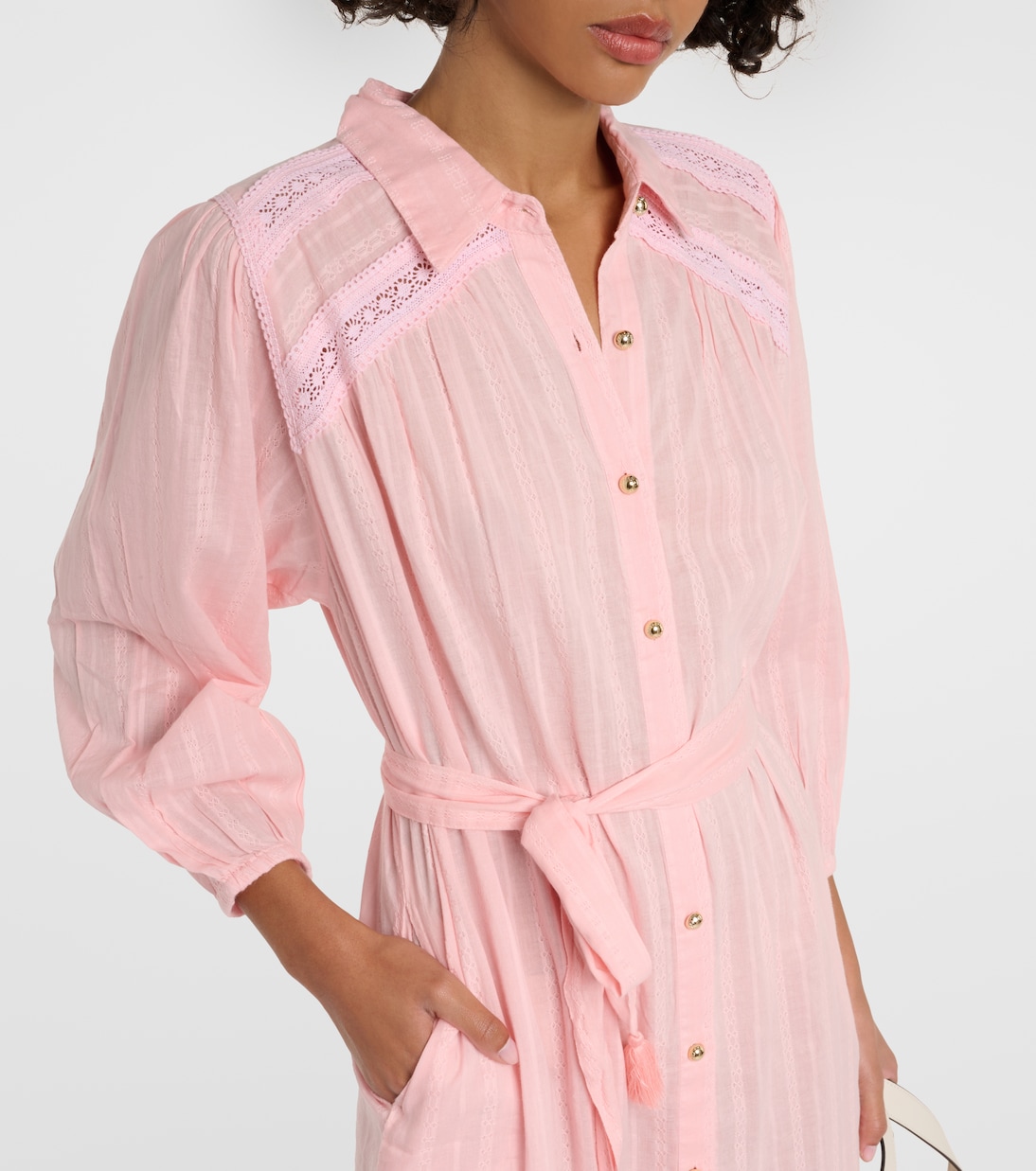 Vestido camisero Cressida de algodón | Melissa Odabash