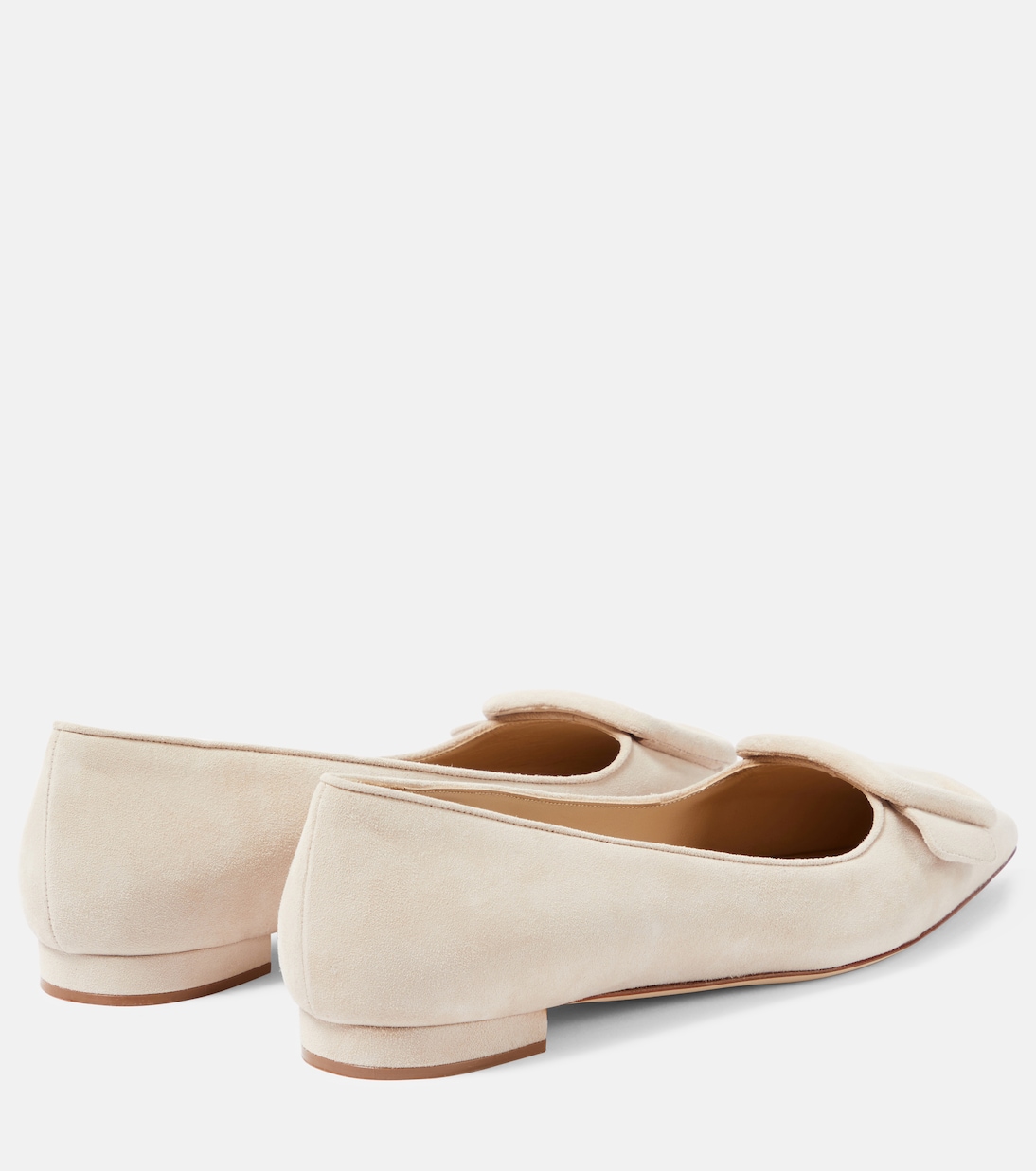 Chaussures plates Maysale en daim | Manolo Blahnik