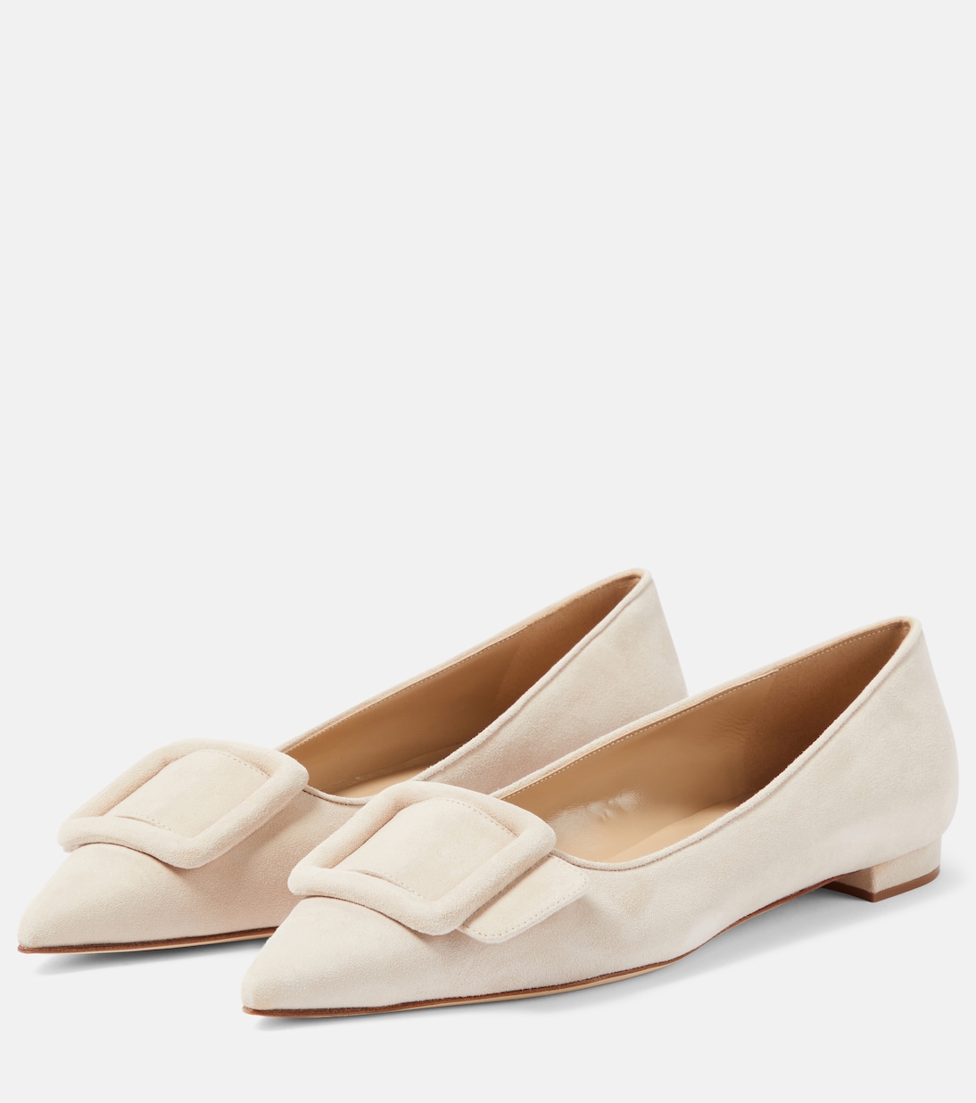 Chaussures plates Maysale en daim | Manolo Blahnik