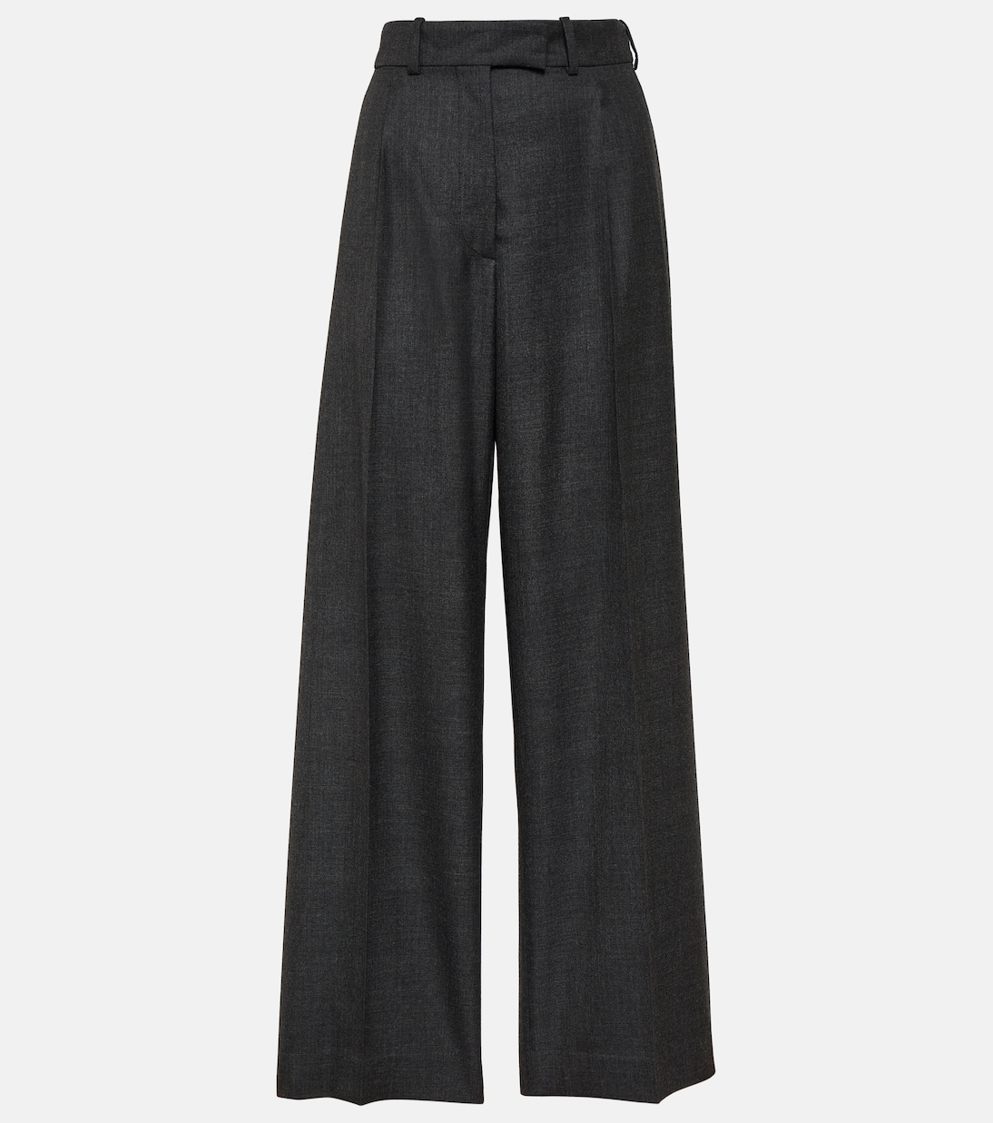 High-Rise-Hose Roan aus Wolle | The Row