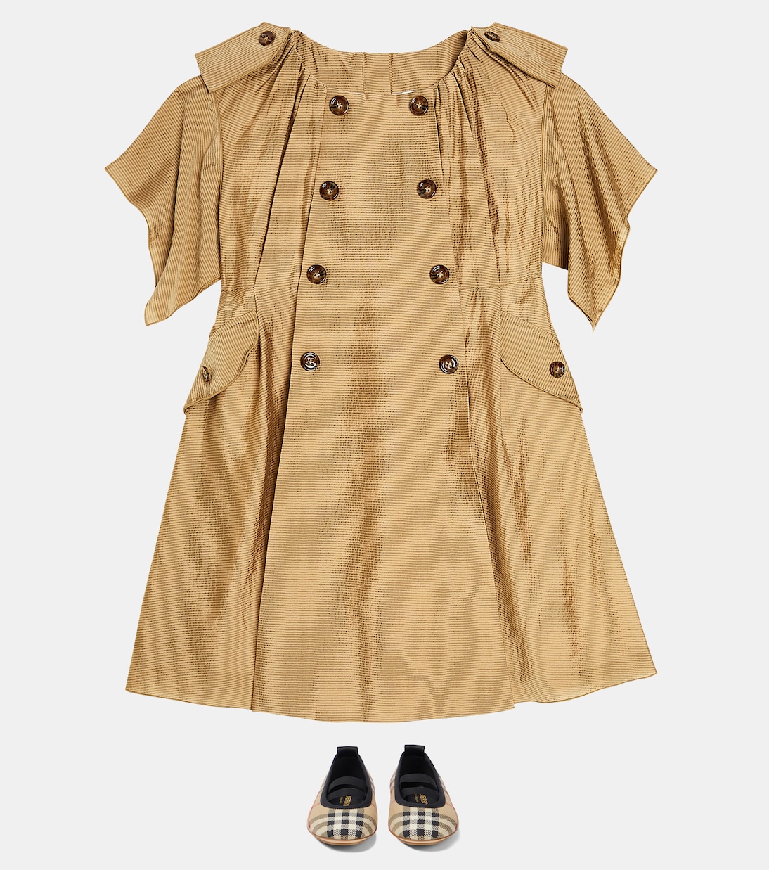 Robe en crêpe | Burberry Kids