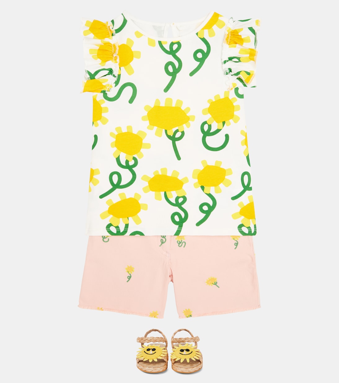 Bedrucktes Top aus Baumwolle | Stella McCartney Kids