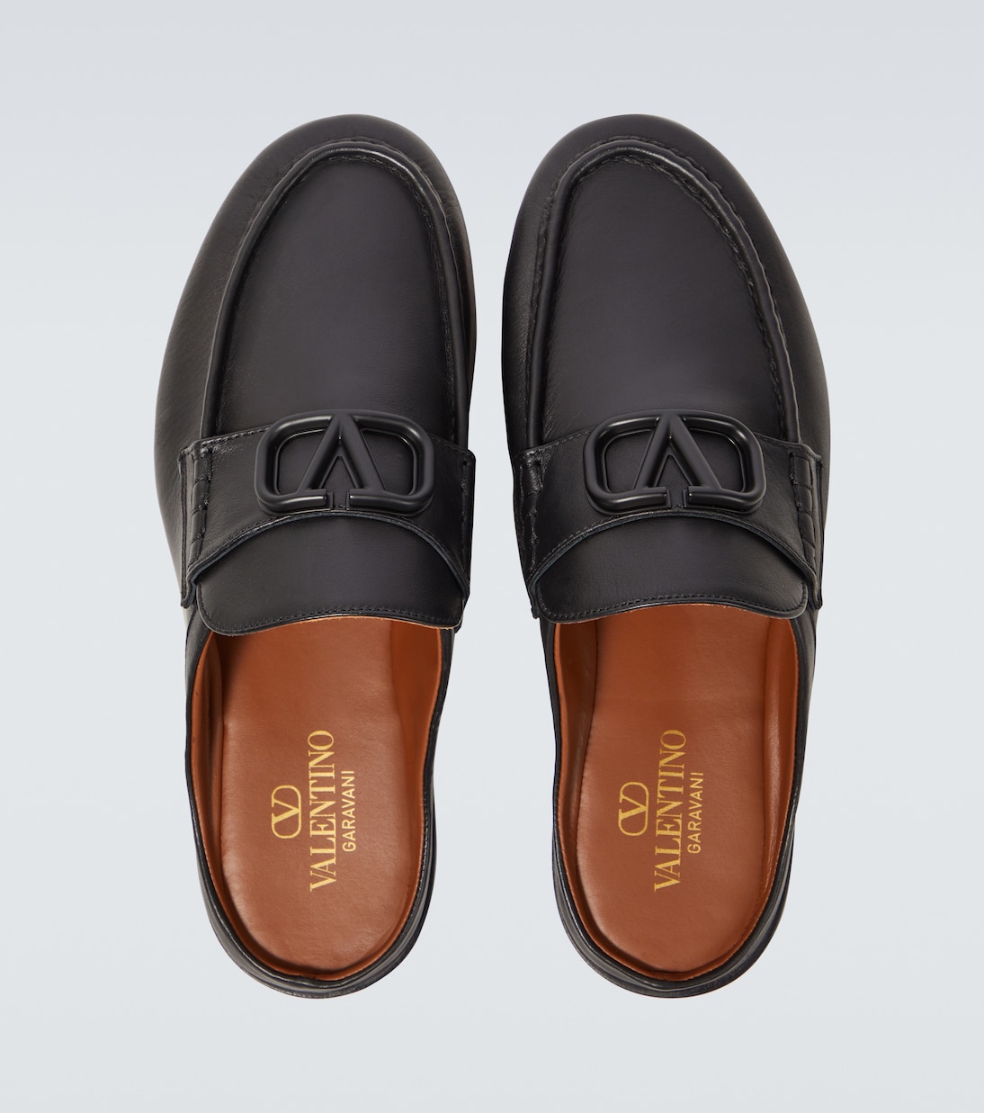 VLogo Signature leather mules | Valentino Garavani