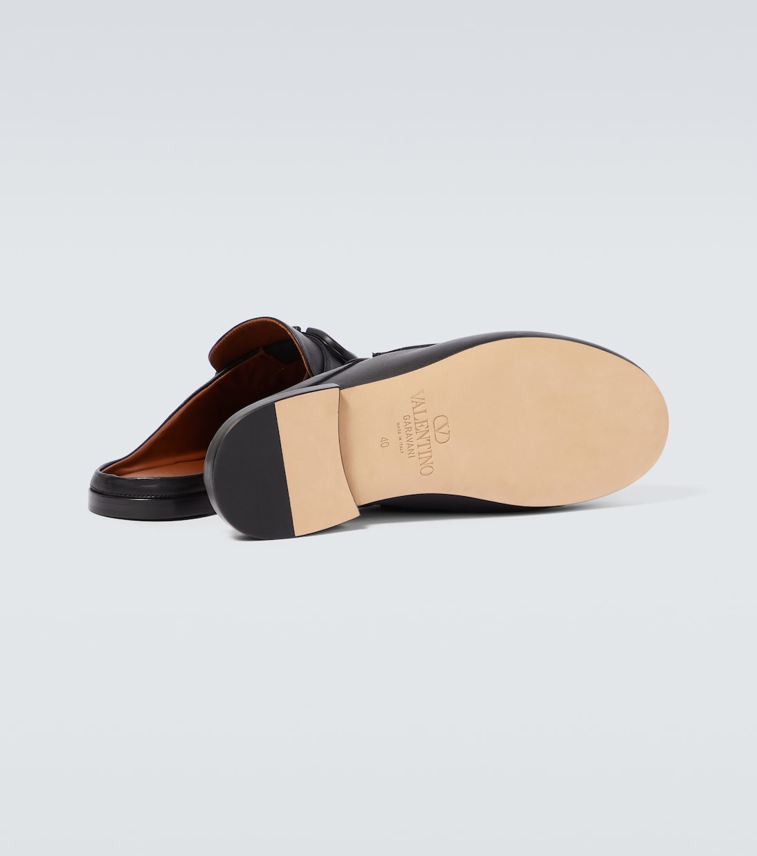 VLogo Signature leather mules | Valentino Garavani