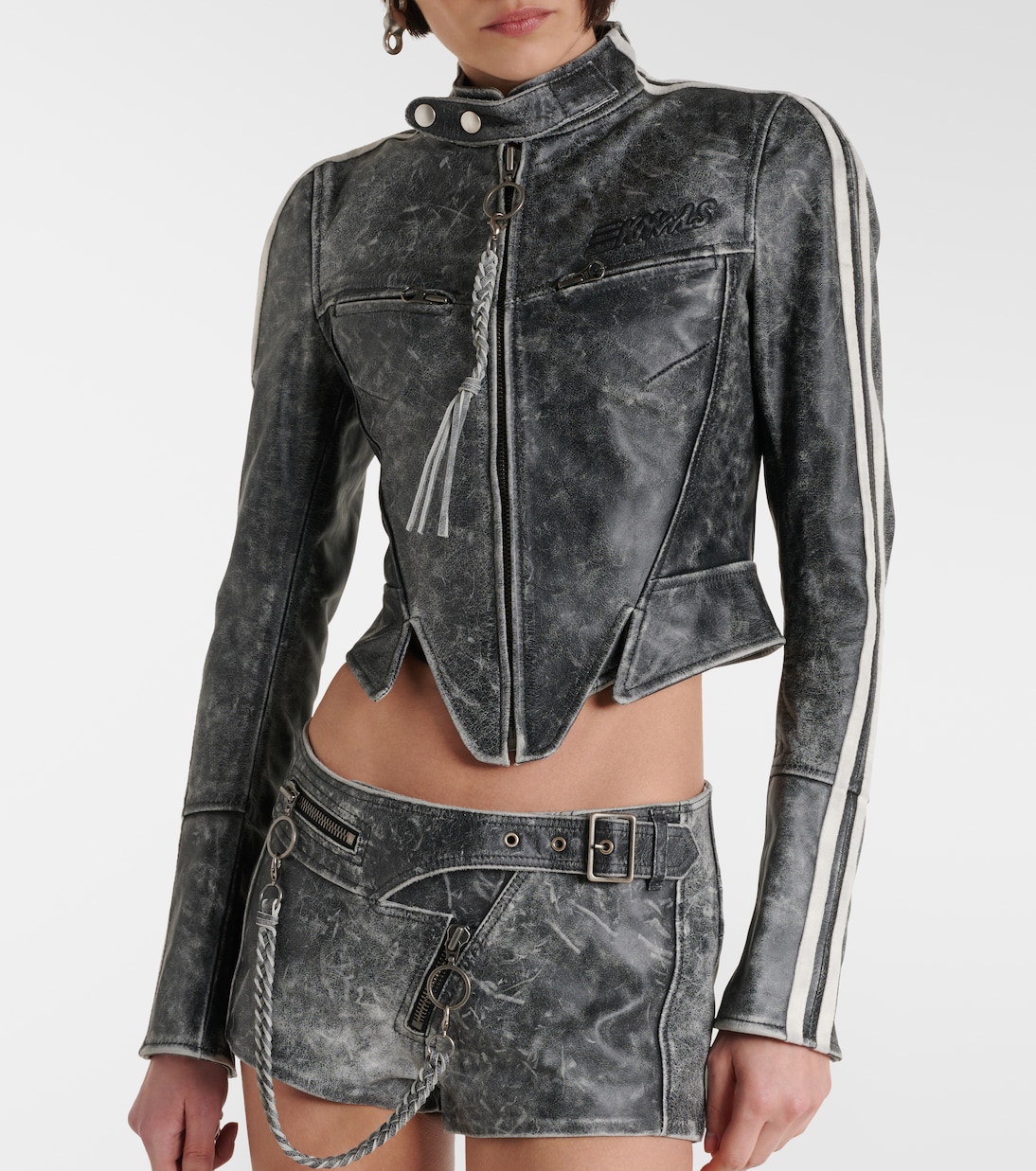 Cropped-Lederjacke | KNWLS