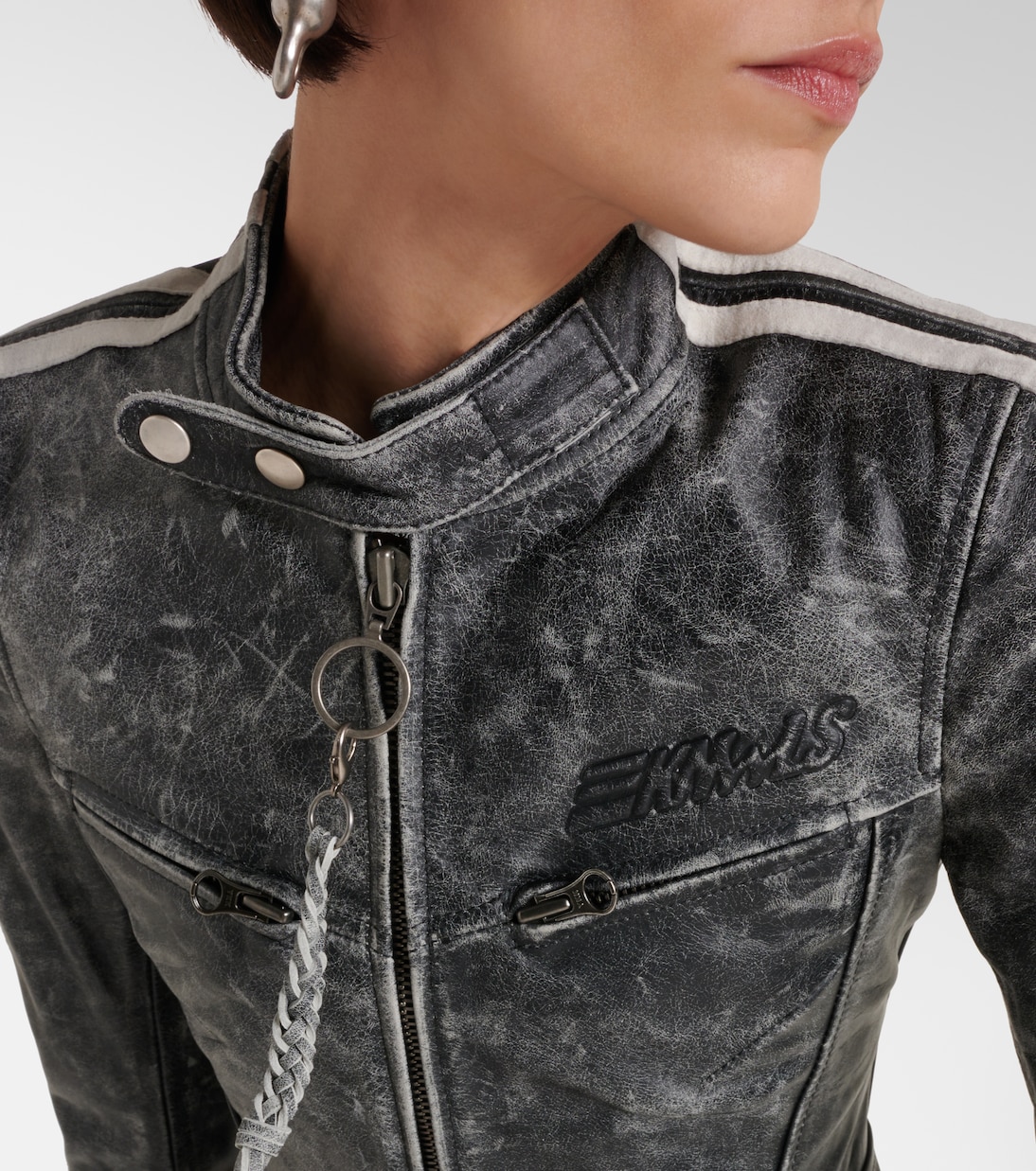 Cropped-Lederjacke | KNWLS