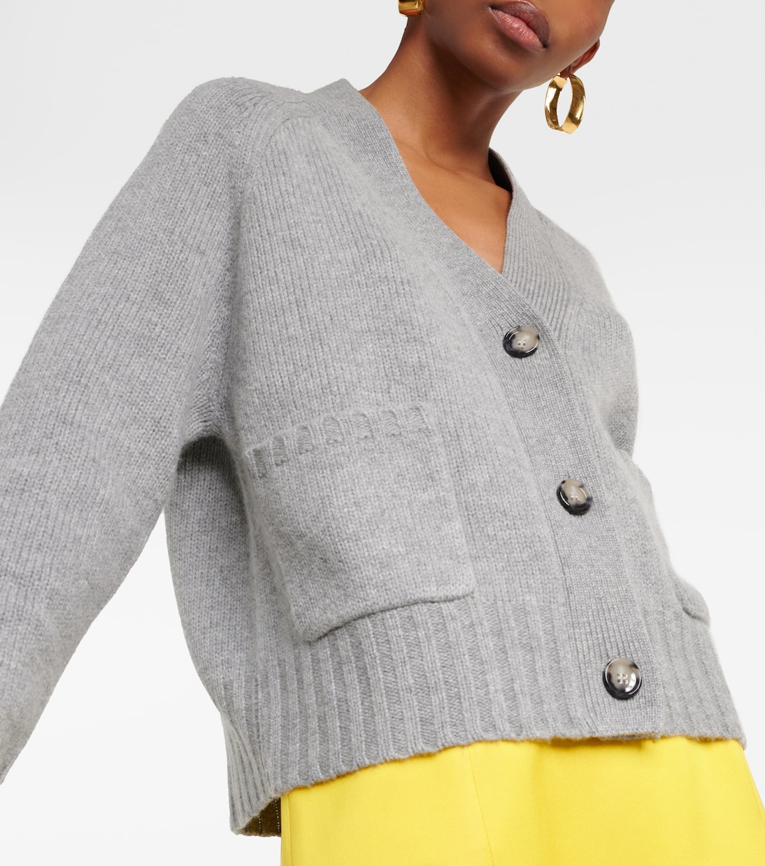 Wool and cashmere cardigan | Jardin des Orangers