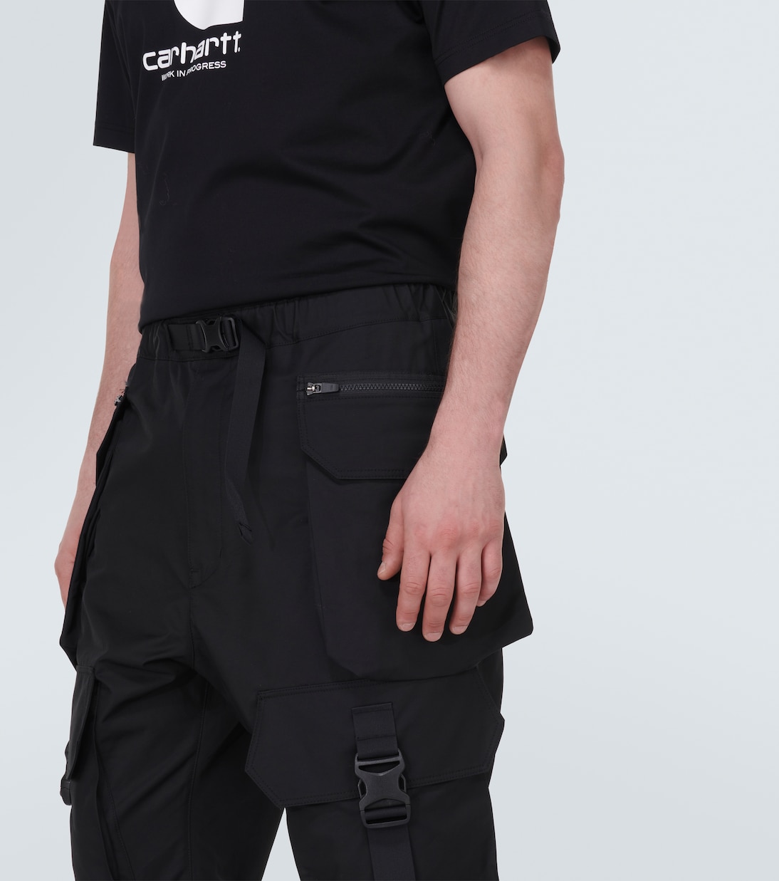 Pantalones cargo en gabardina de algodón | Junya Watanabe