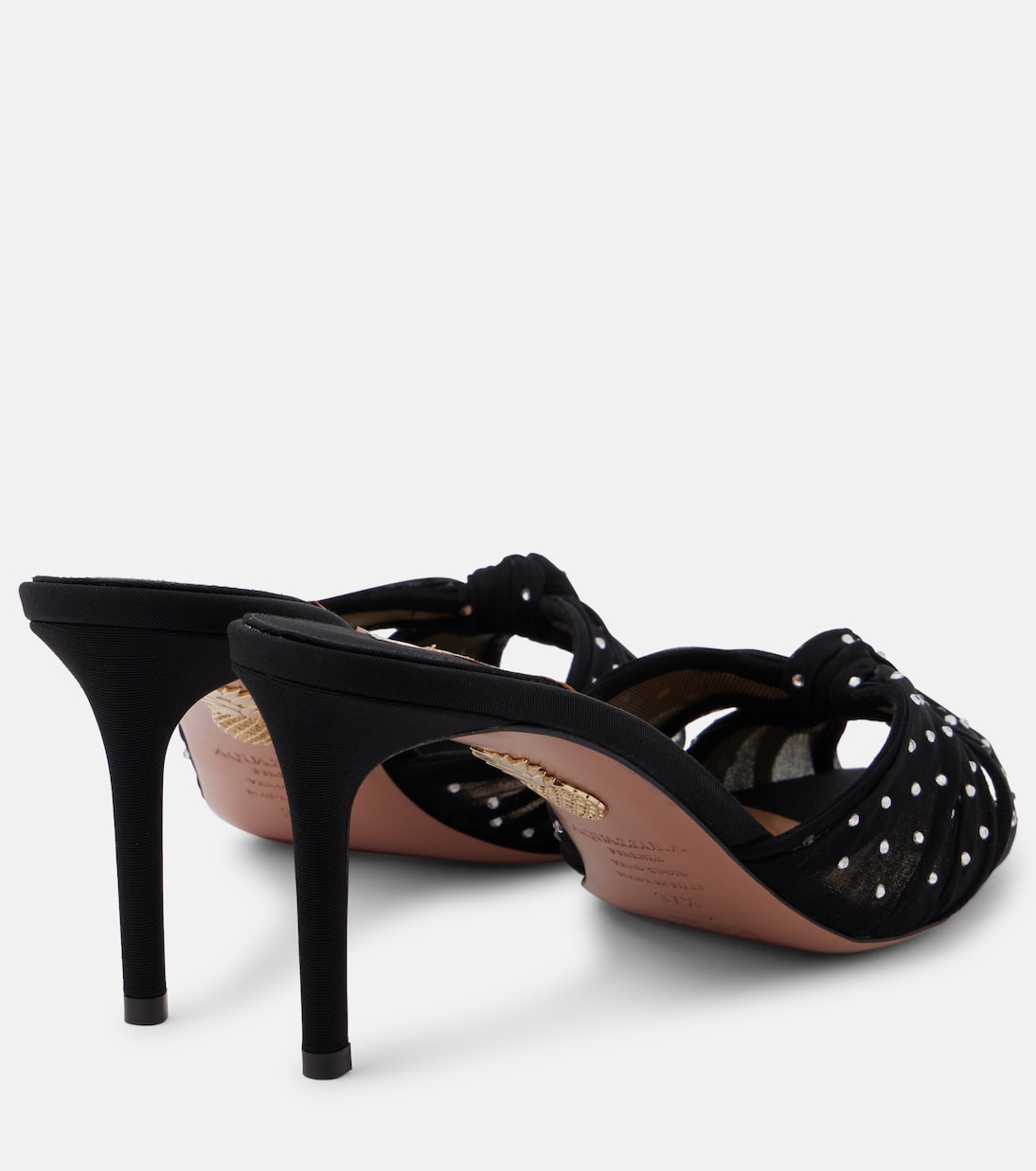 Mules Slow Kisses à ornements | Aquazzura