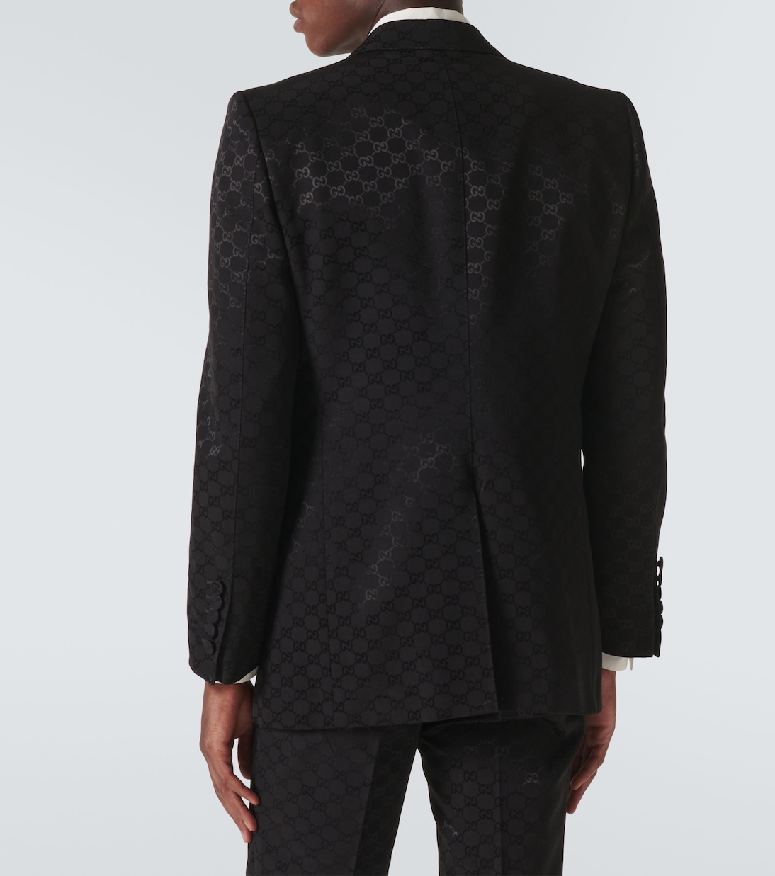 Blazer in misto cotone GG | Gucci
