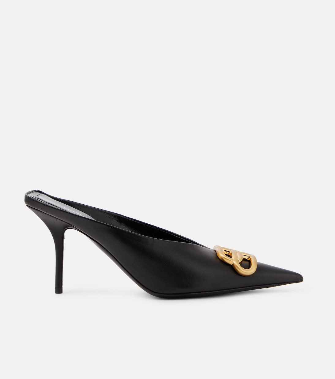 Mules Square Knife BB 80 en cuir | Balenciaga