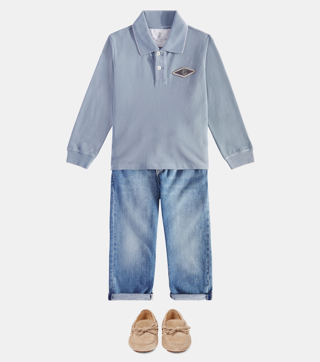 Cotton polo shirt | Brunello Cucinelli Kids