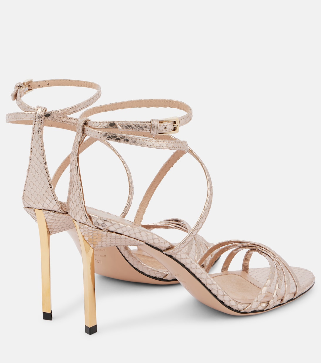Sandali Ida 85 in pelle stampata | Tom Ford