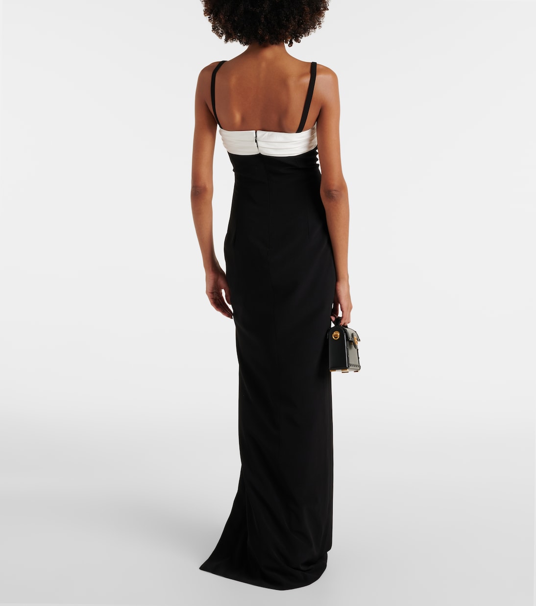 Robe longue en crêpe | Balmain