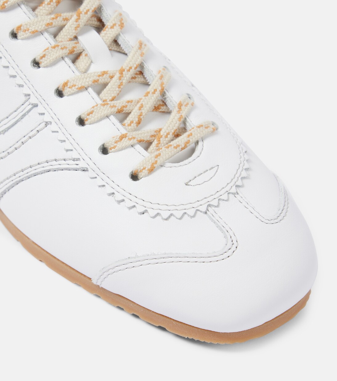 Leather trainers Dries Van Noten White size 36 EU in Leather - 46638936